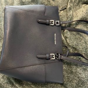 Dark navy blue Michael kors purse